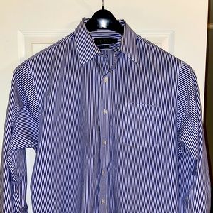 Ralph Lauren Blue striped button down Shirt